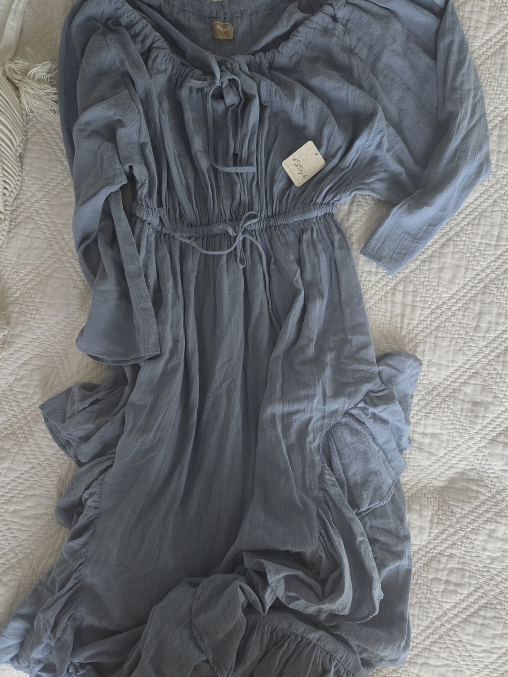 Free People Shore Chic Blue Maxi Dress - Picture 6 of 8